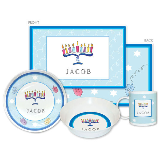 Menorah 4-Piece Dinnerware Set